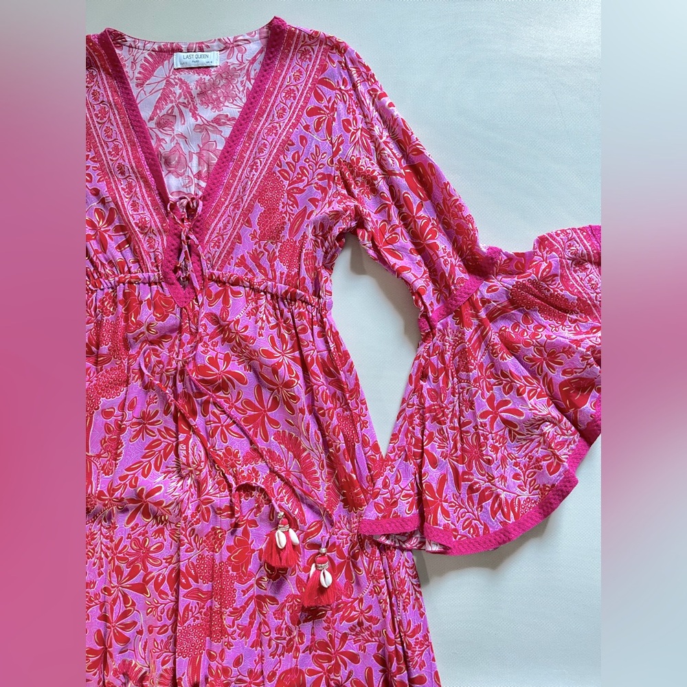 Last Queen Paris Bohemian Maxi Dress